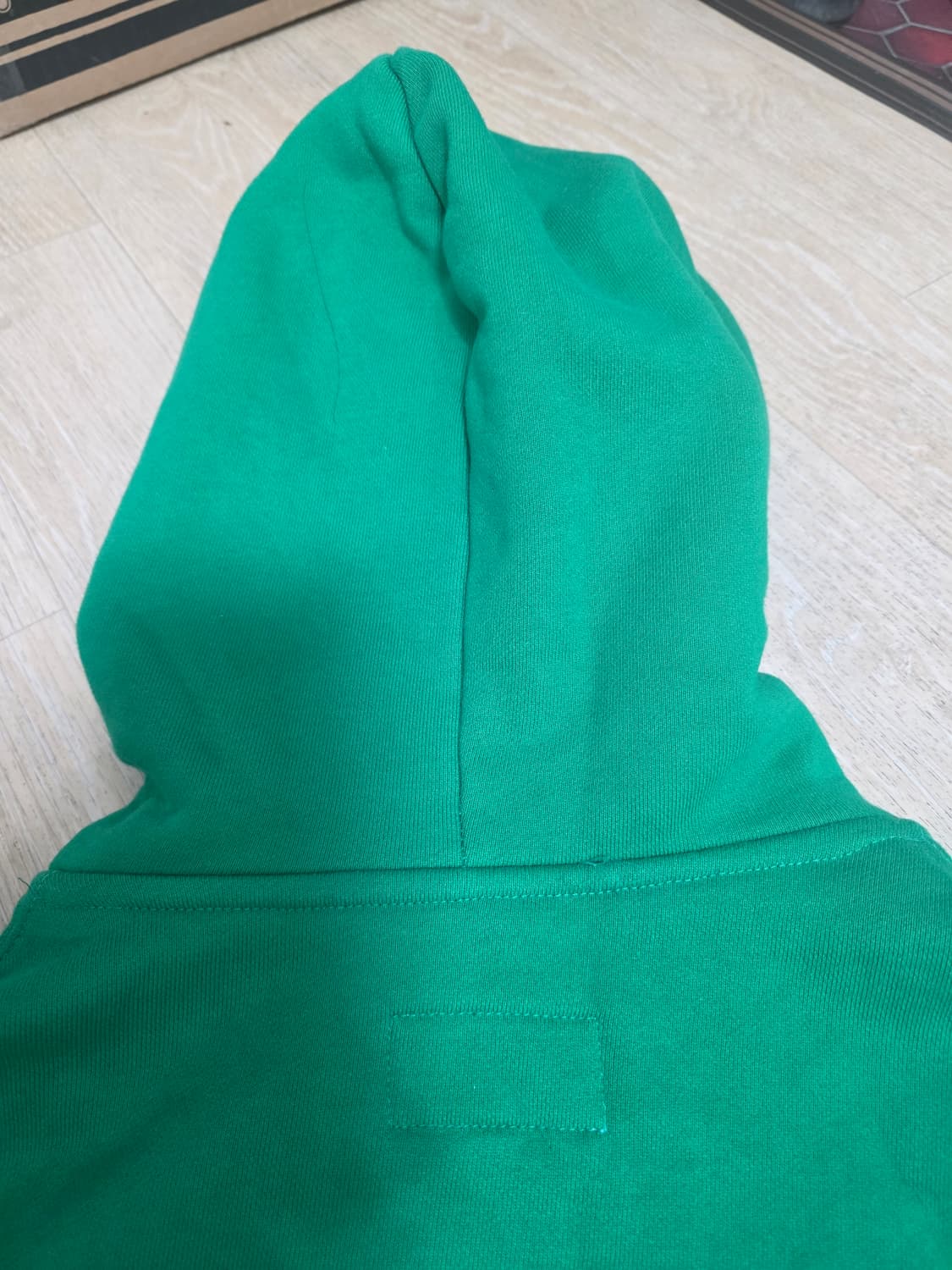 인템포무드 해비 코튼 썸홀 후드티 XL 상품이미지8