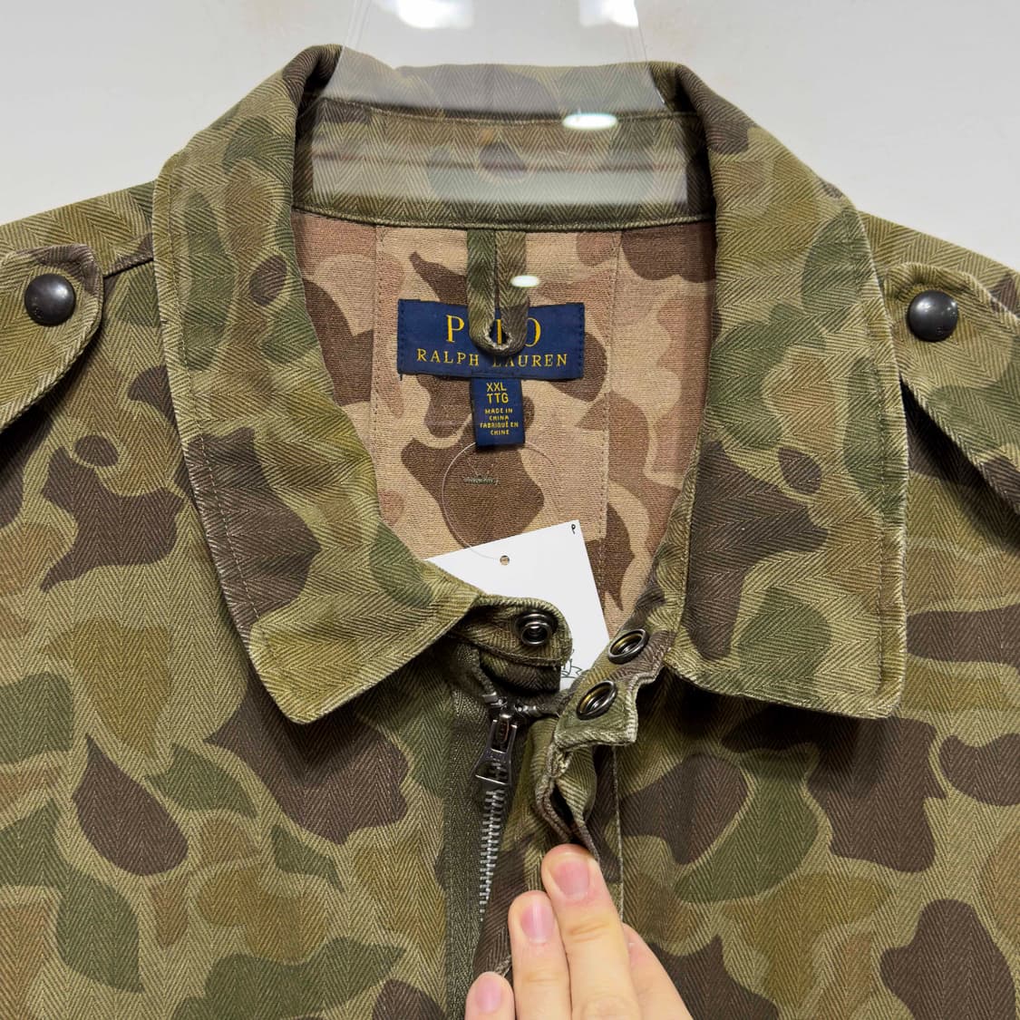 폴로 랄프로렌 덕카모 파라트루퍼 벨티드 자켓 상품이미지2