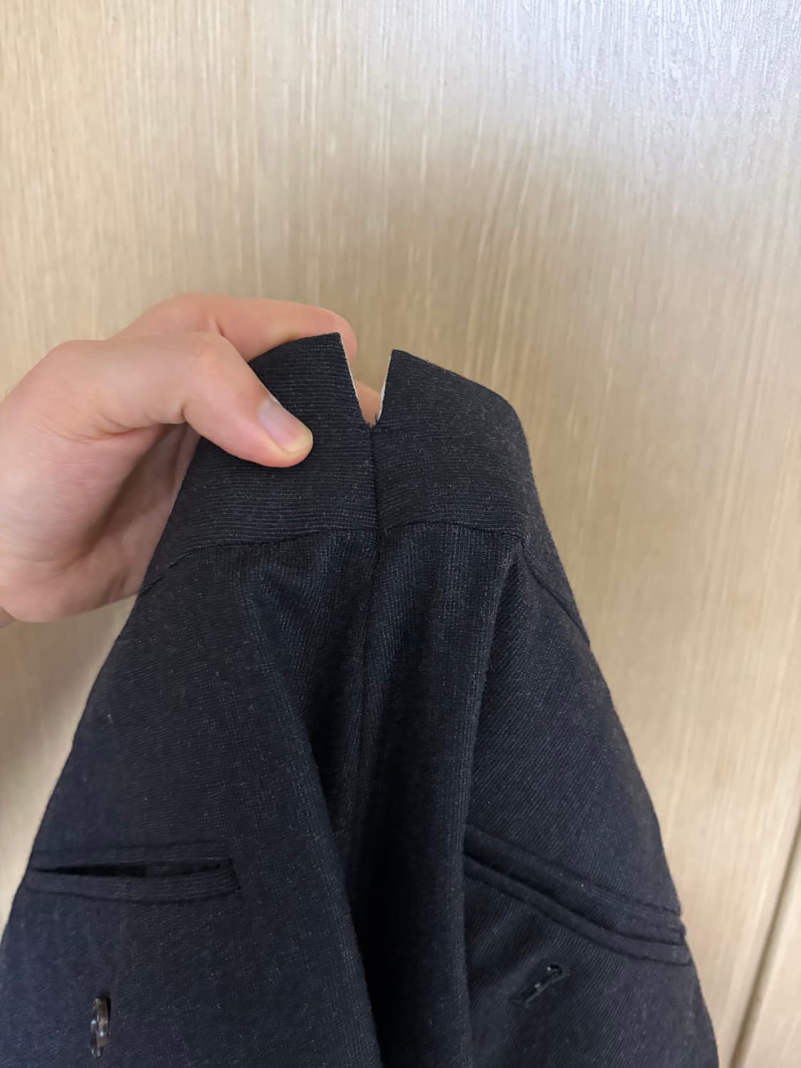 부기홀리데이 테일러드 핏 트라우저 울 팬츠 차콜 상품이미지9