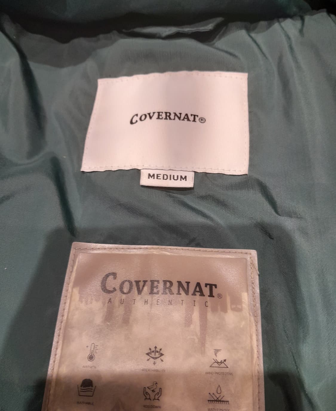 💥커버낫 덕다운 패딩 딥그린 (M)
 상품이미지4