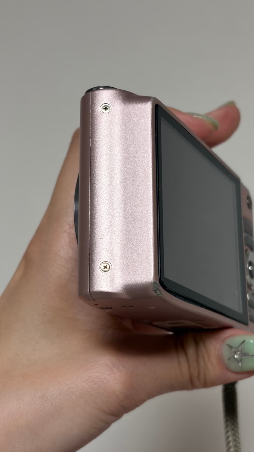 츄디카/작례O) 카시오 엑슬림 h15 핑크 디지털 카메라 빈티지 상품이미지4