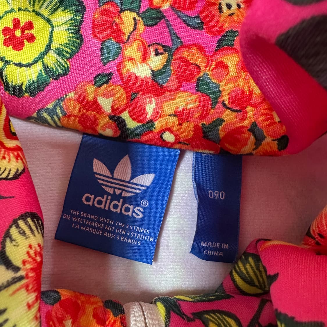 ✨ (바배) 아디다스 하르디네토 플라워 파이어버드 빅로고 트랙탑 져지  상품이미지3