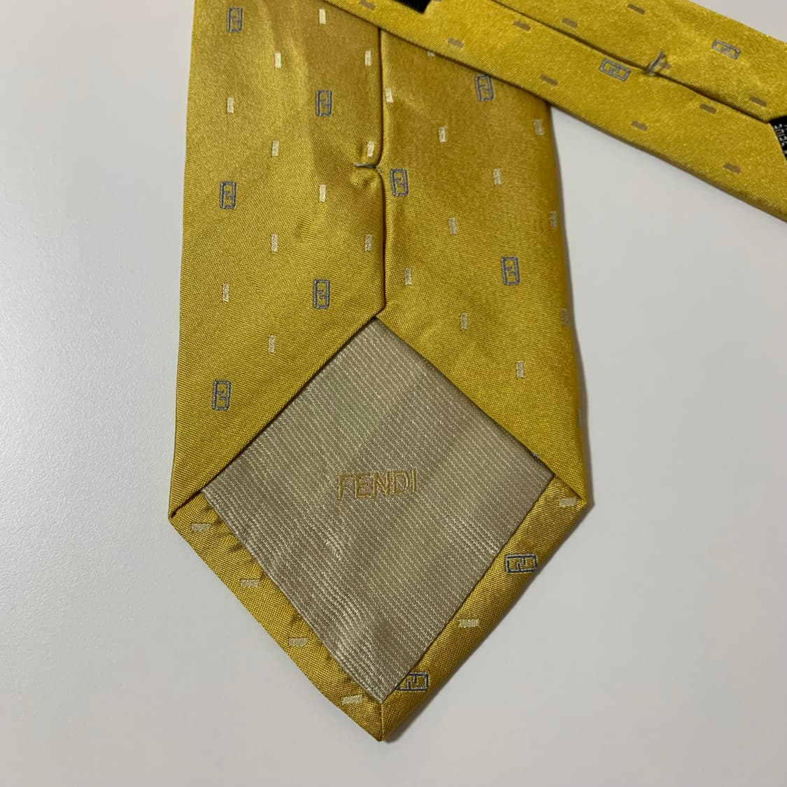 펜디(FENDI) FF모노그램 100실크 정장넥타이 명품 A등급 상품이미지5