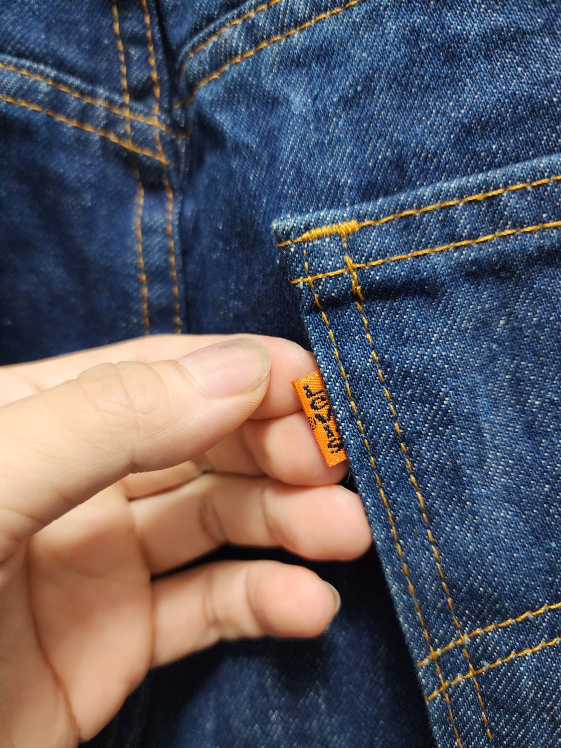 리바이스 80s 517 OG 오렌지탭 부츠컷 데님 상품이미지3