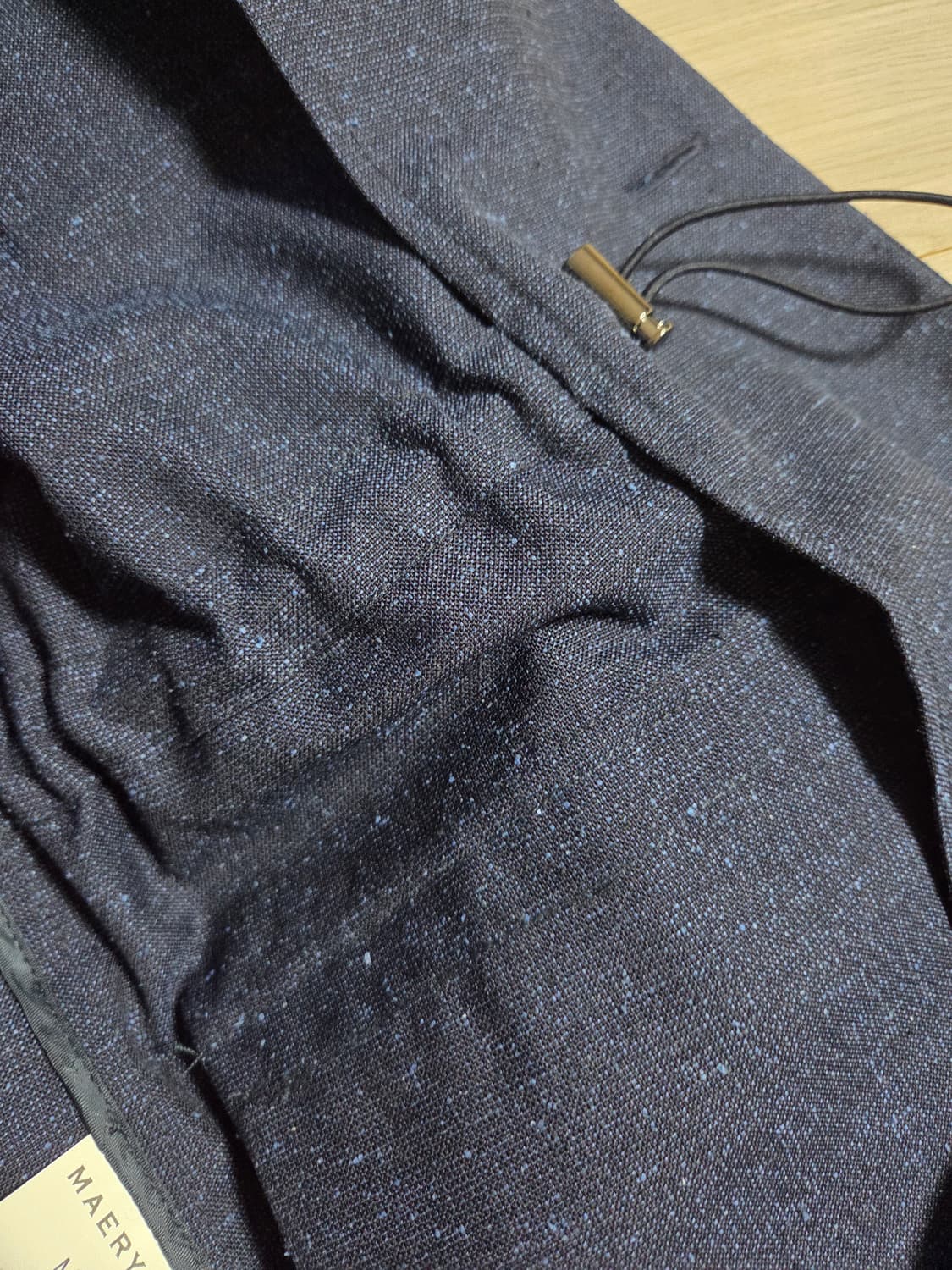 사파리 남자 반코트 (울 75%, 실크 25%).M사이즈 상품이미지4