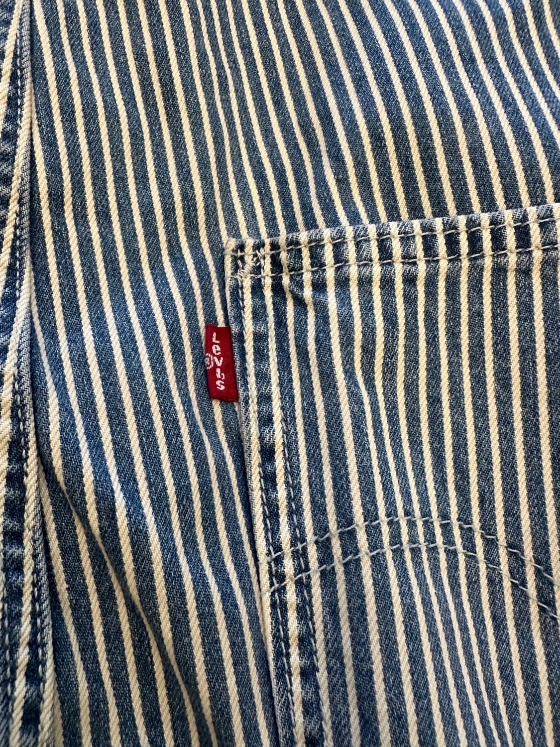 리바이스 히코리 스트라이프 점프슈트 유일매물 처분  상품이미지5