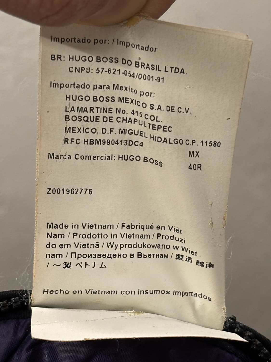 휴고보스 야상 자켓 블랙 100~105사이즈 상품이미지8