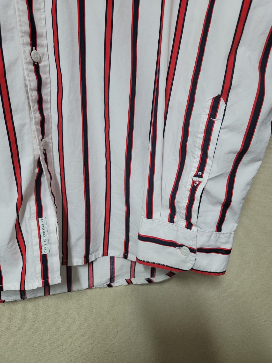 타미진스 릴렉스핏 볼드 스트라이프 셔츠 상품이미지3