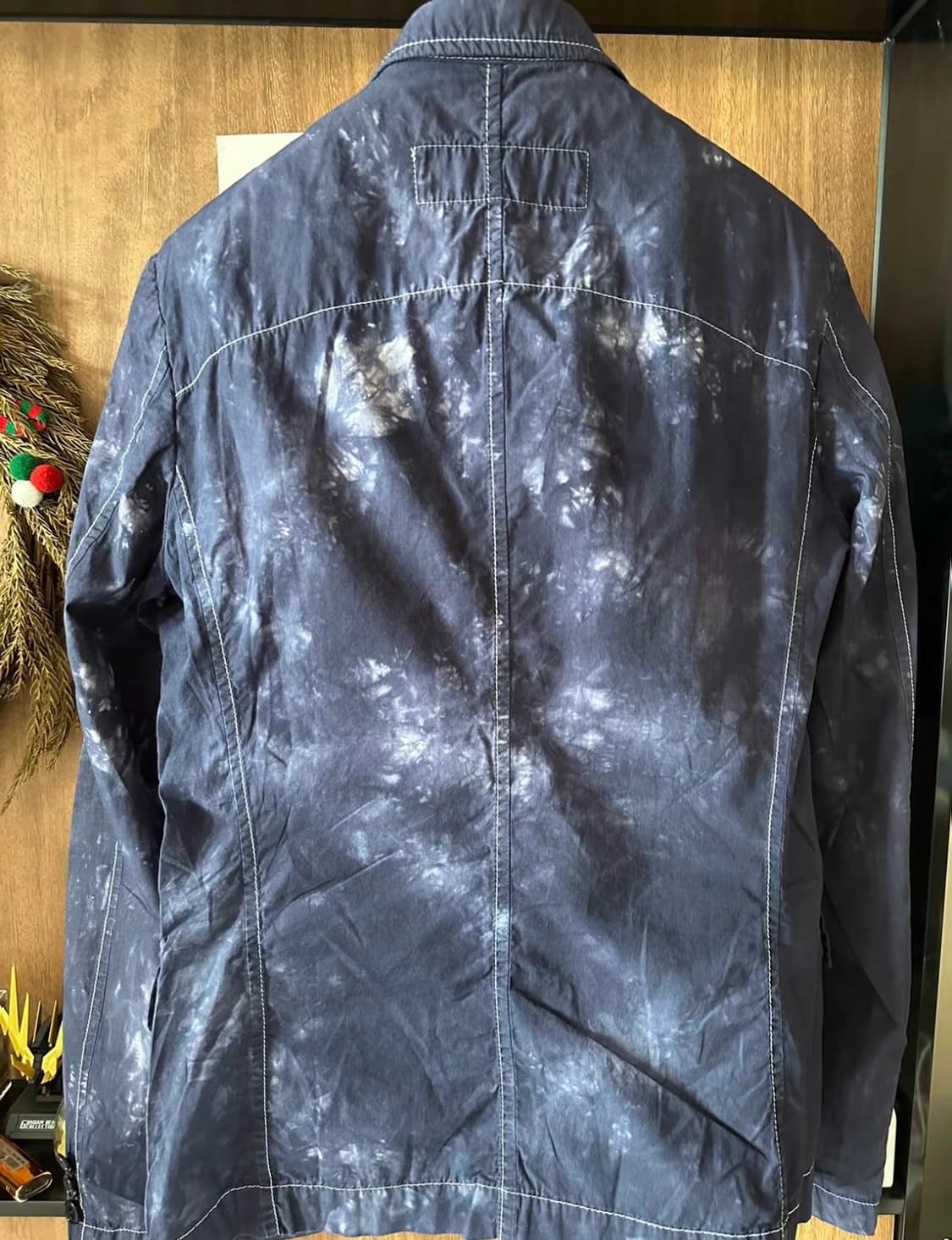 2010ss 꼼데가르송 옴므 퍼플 타이다이 블레이저자켓 상품이미지2