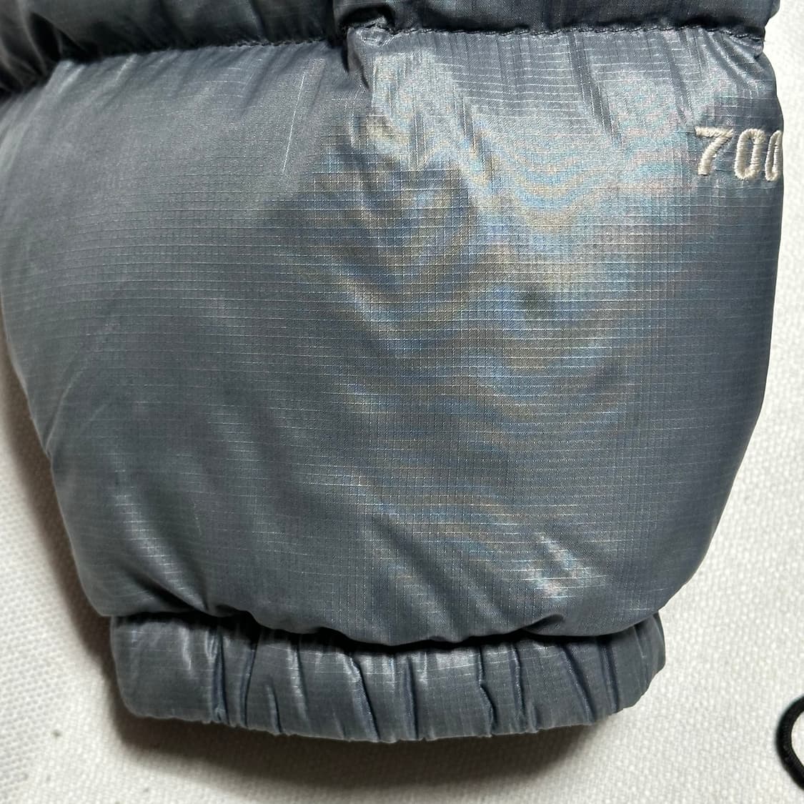 95 노스페이스 눕시 700 구스 다운 그레이 패딩 0121 상품이미지7