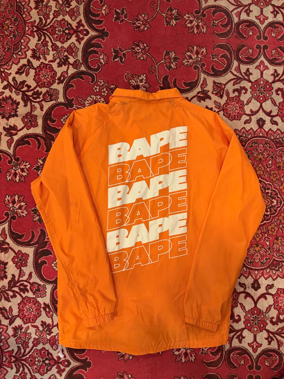 A BATHING APE Orange Windbreaker 상품이미지2