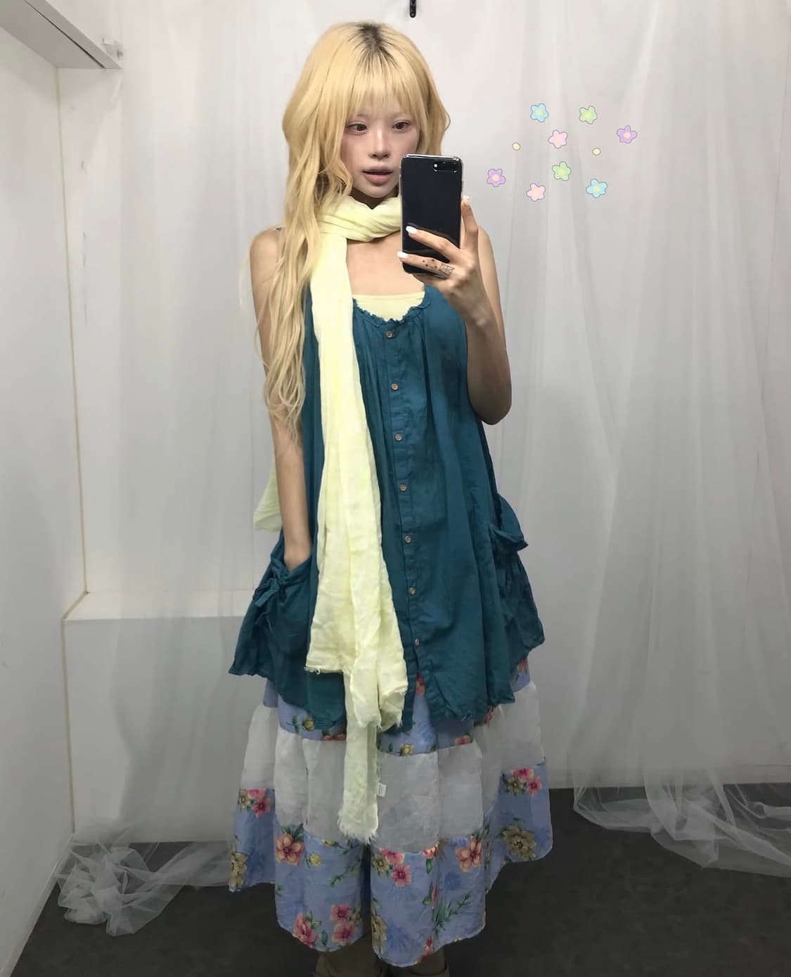 ✿민트 플라워 하구미 코디 set ✿ 상품이미지1