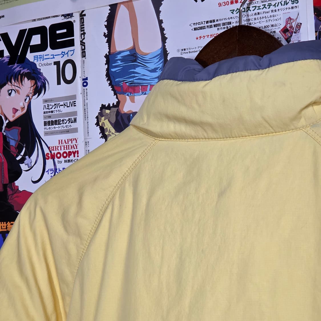 나이키 00s 리버시블 퍼플블루 옐로우 덕다운 패딩 상품이미지9