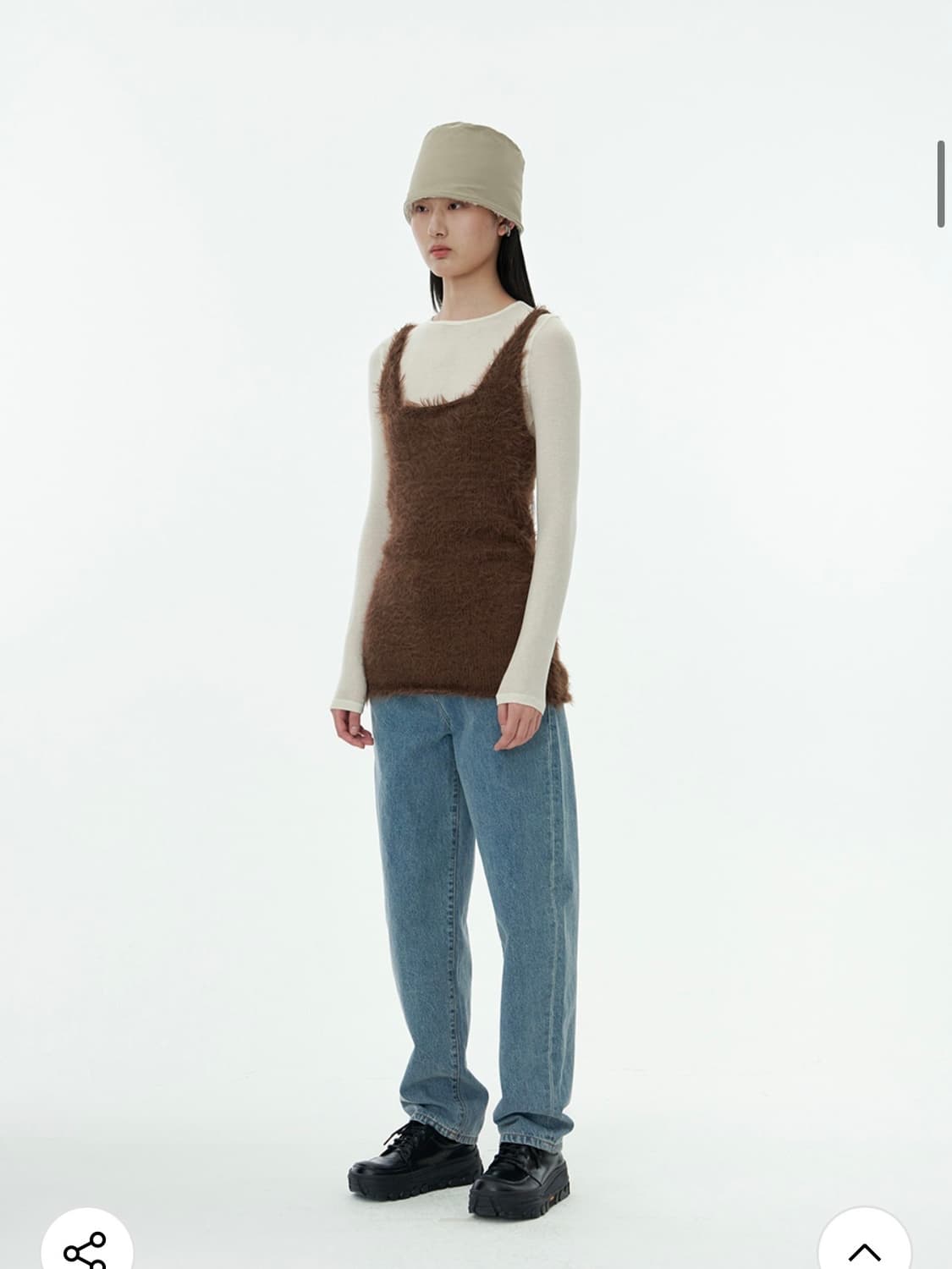 아모멘토 리사이클 데님 라이트 블루 상품이미지4