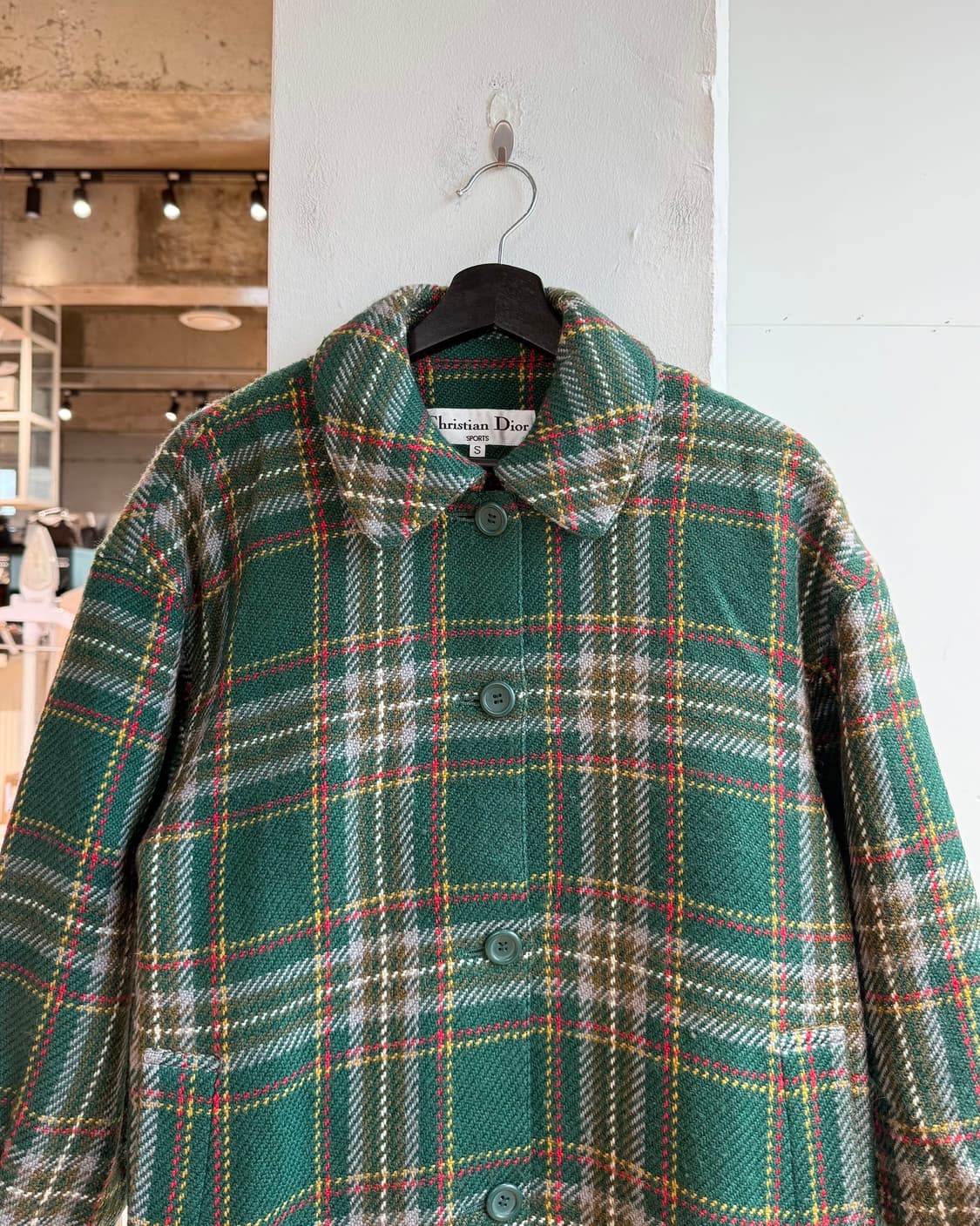 크리스찬 디올 스포츠 그린 체크 자켓  상품이미지3