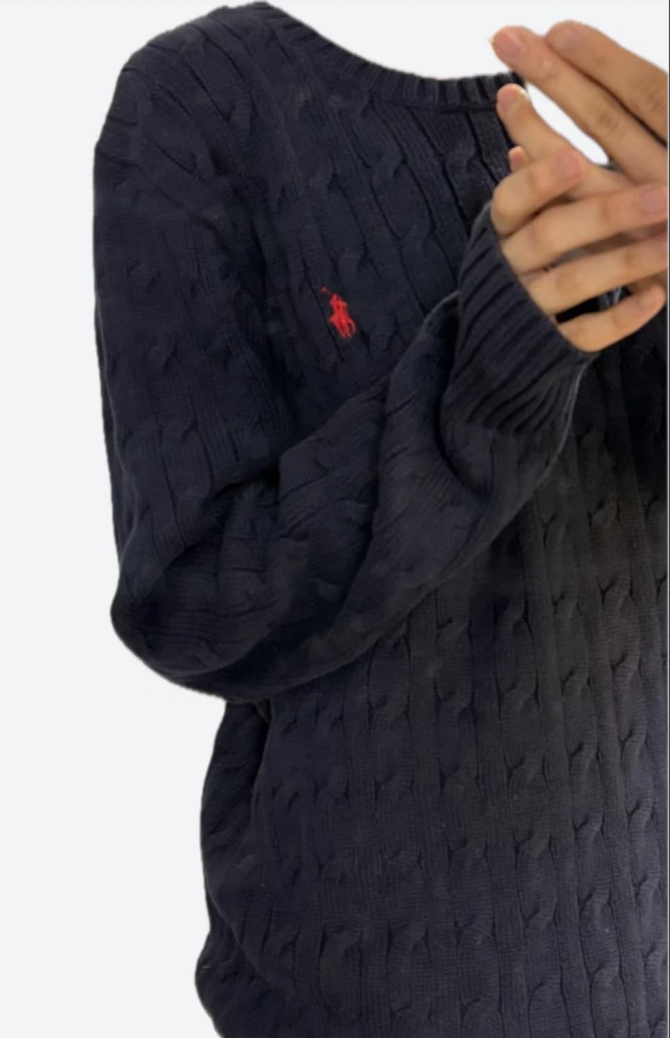 폴로 XL 네이비 니트  상품이미지1
