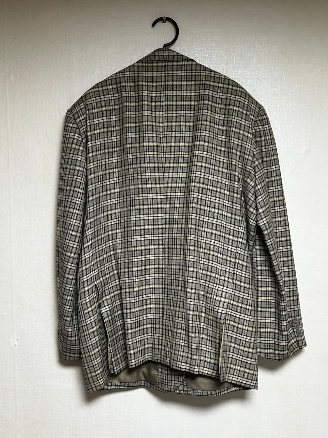 빈티지 글렌 체크 블레이져 상품이미지2