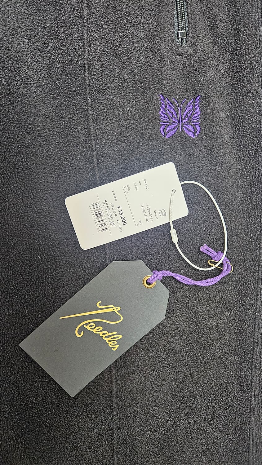 니들스 스튜디오스 별주 플리스 팬츠  블랙 XS 상품이미지3