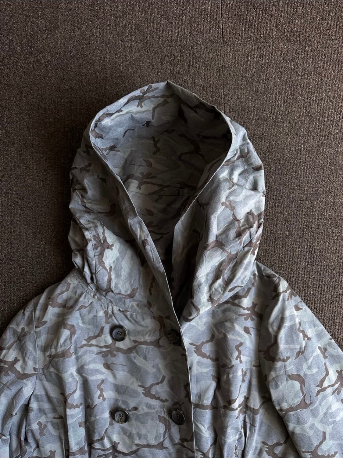 Noa-ge 볼류밍 후드 트렌치 코트 상품이미지3