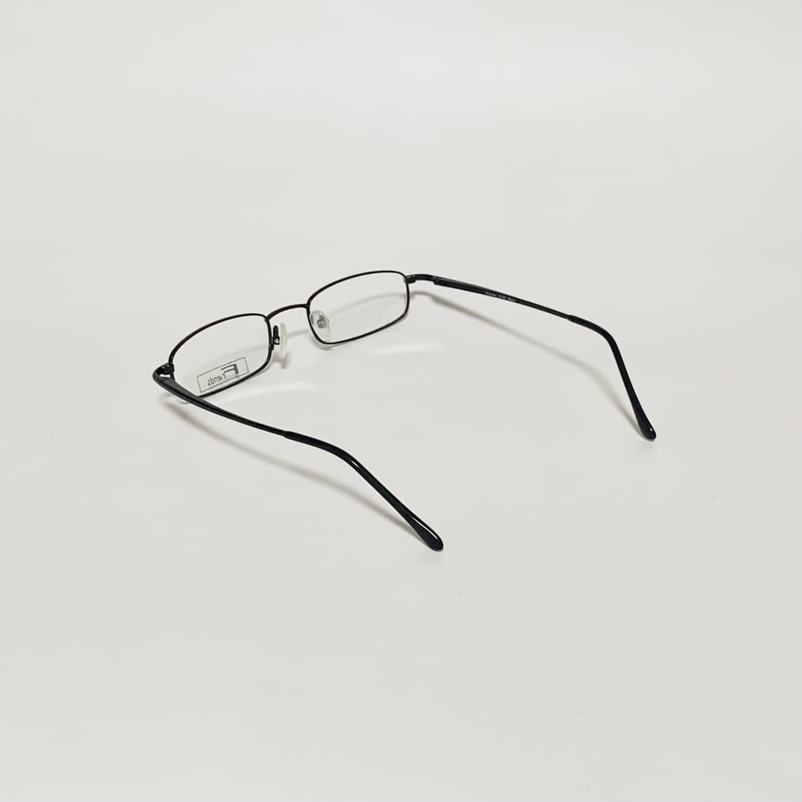 939 데드스탁 블랙 슬림 사각 안경테 기본 데일리 메탈 안경 가벼운 상품이미지5