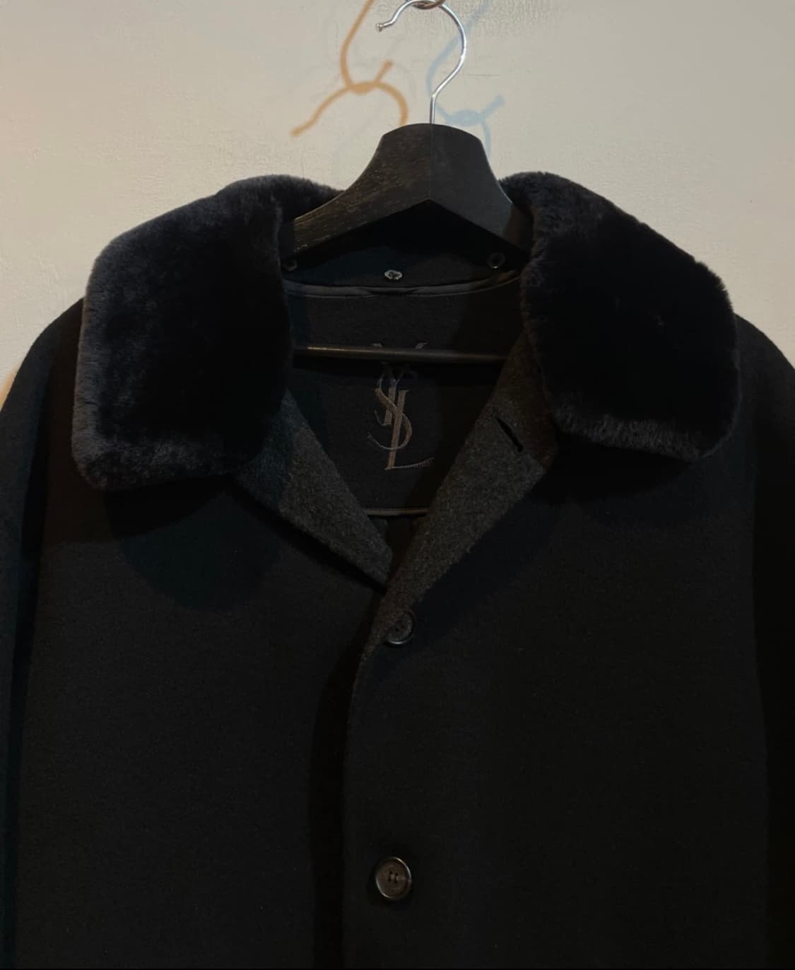 입생로랑 토끼털퍼 캐시미어 코트 / 입생로랑 코트 / 입생로랑 자켓  상품이미지2