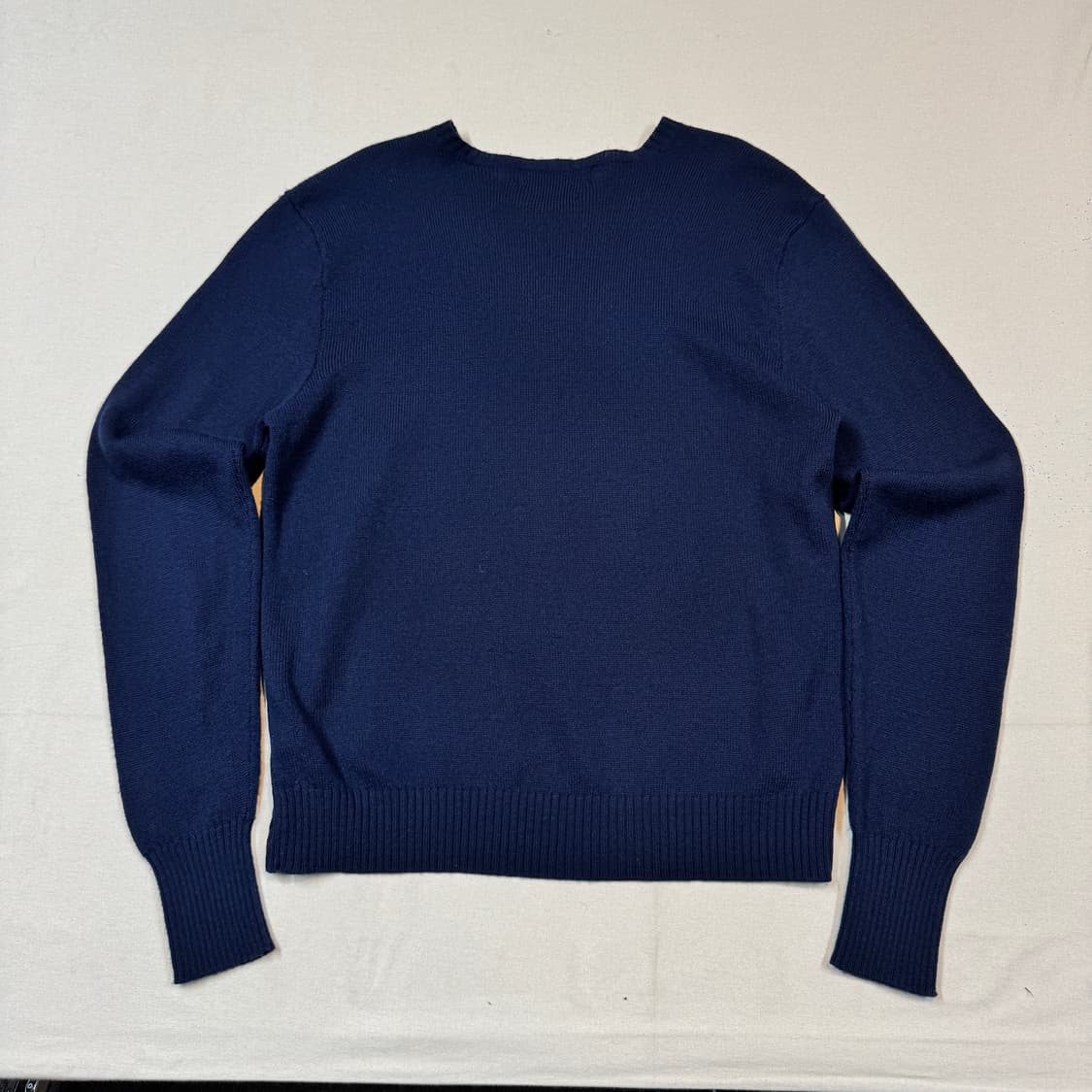 M) 폴로 랄프로렌 램스울 브이넥 니트 네이비 상품이미지5