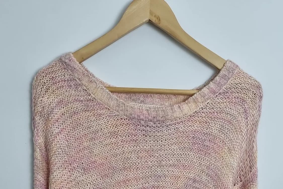 amy ♥ fam 라이트 핑크 롱니트  상품이미지3