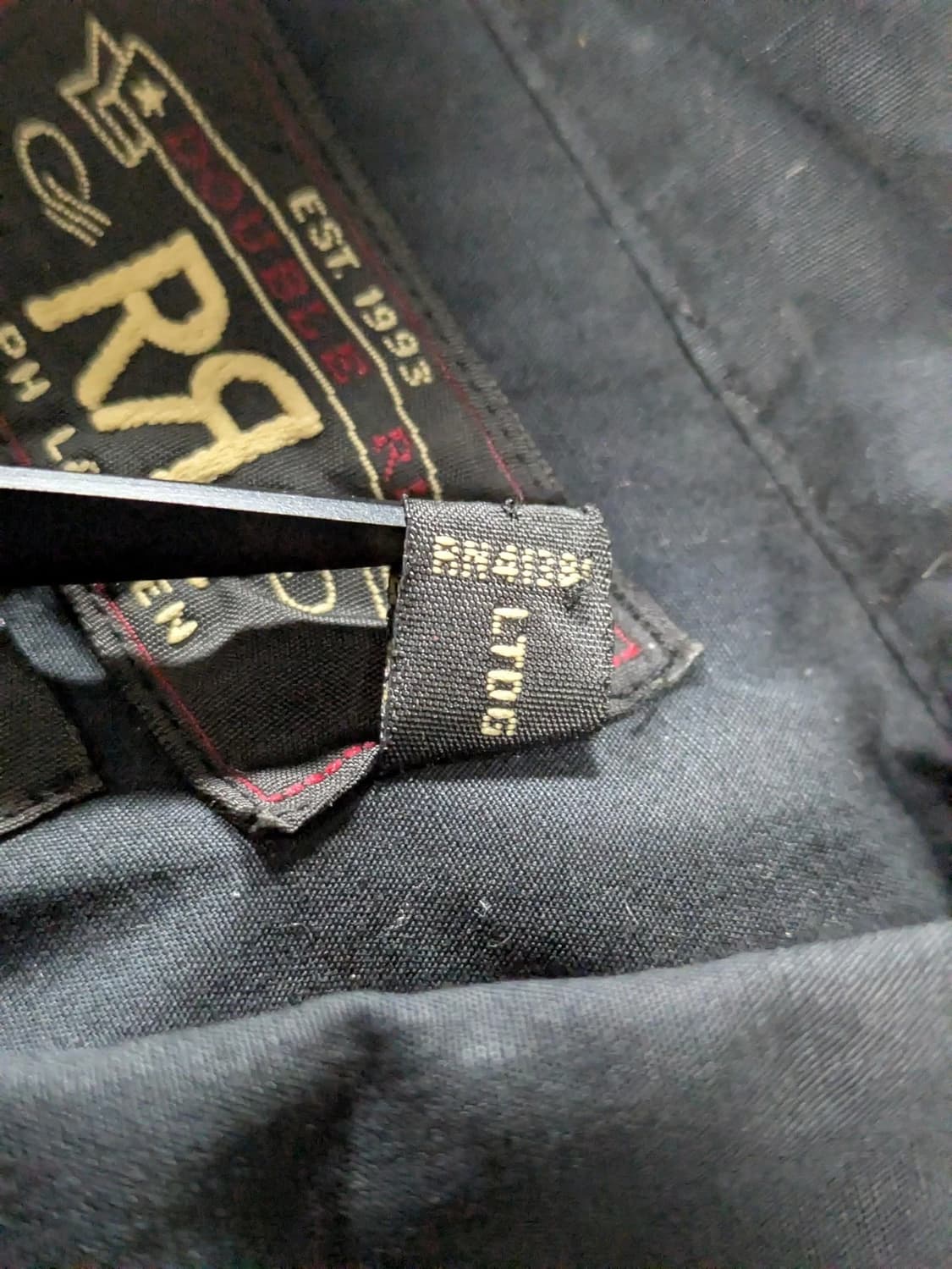 RRL 더블알엘 트윌 웨스턴 셔츠 그레이 상품이미지7