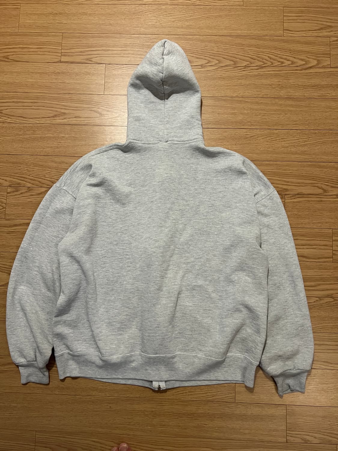 90s U.S.A 러셀 빈티지 후드집업 그레이 XXL 상품이미지3