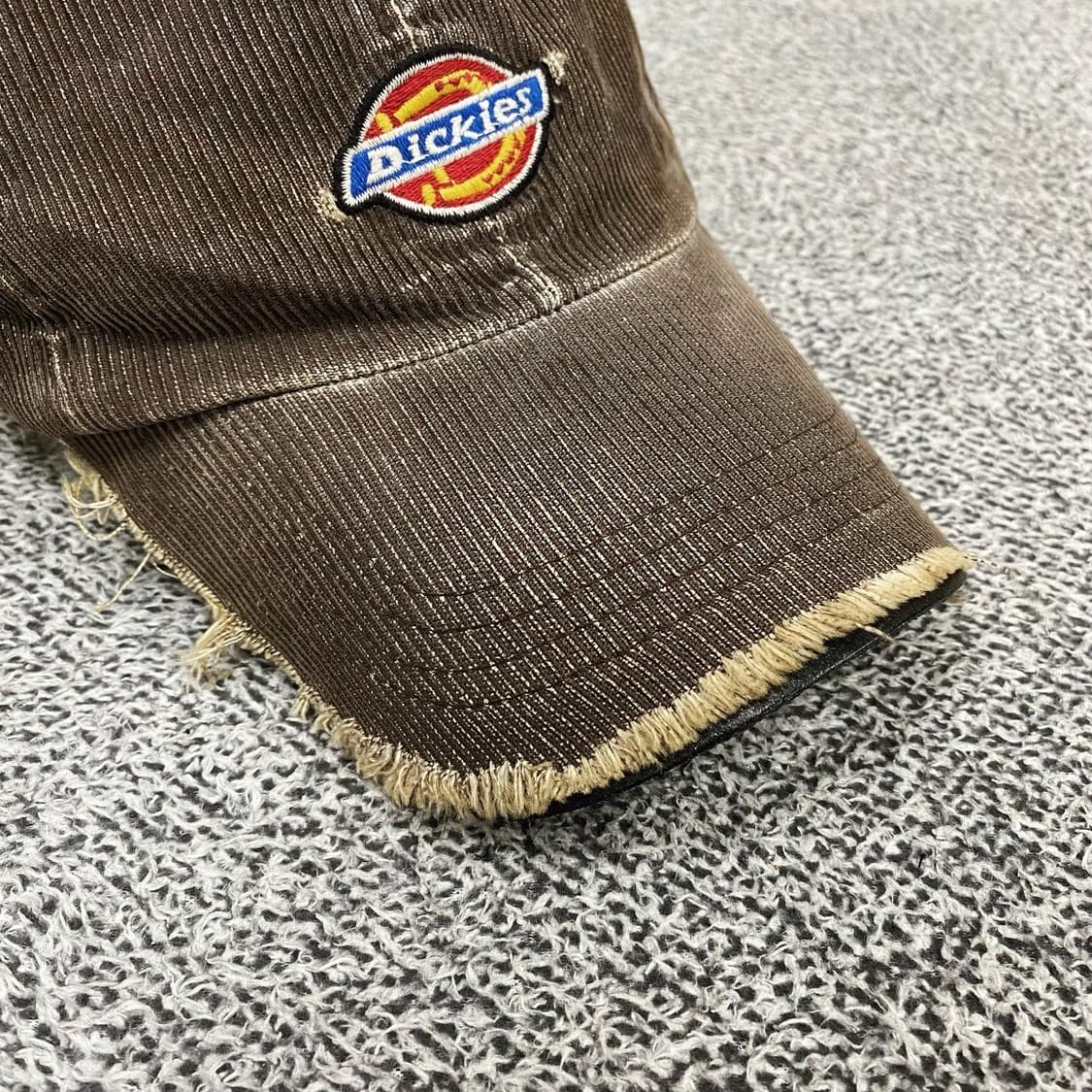 90s 디키즈 빈티지 코듀로이 그런지 데미지 캡 모자 상품이미지3