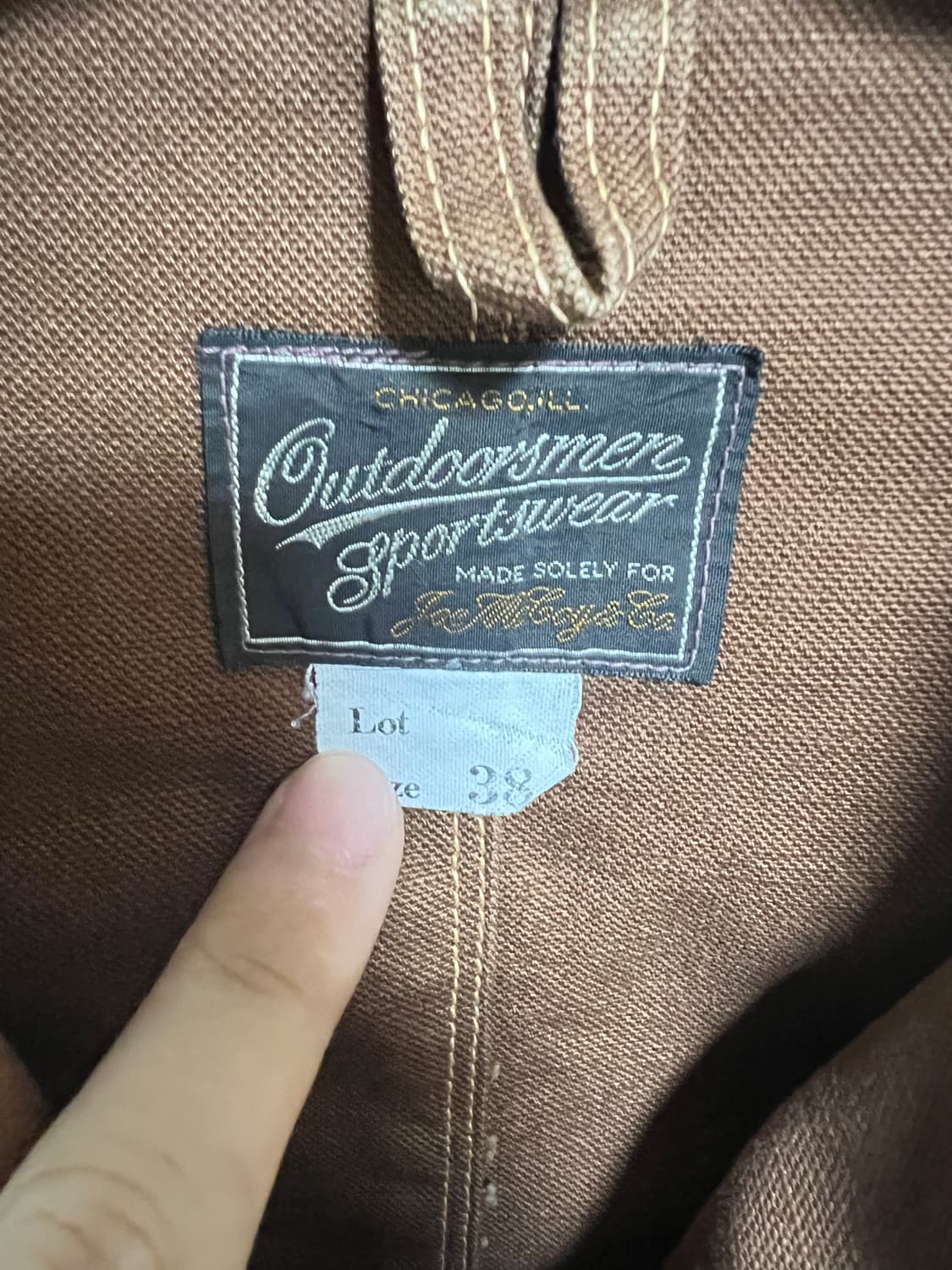 조맥코이 헌팅자켓(38사이즈) 상품이미지2