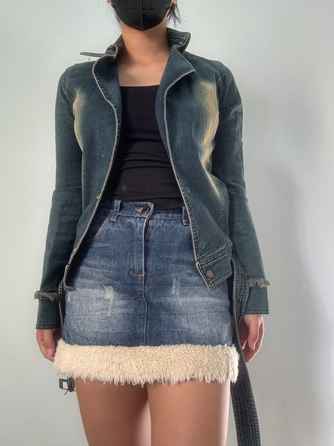 빈티지 데님 자켓 상품이미지1
