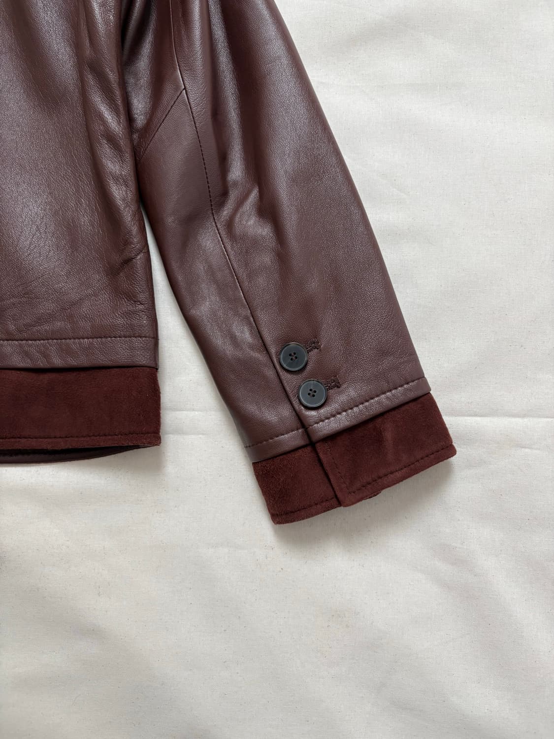 brown sheepskin leather jacket 상품이미지5