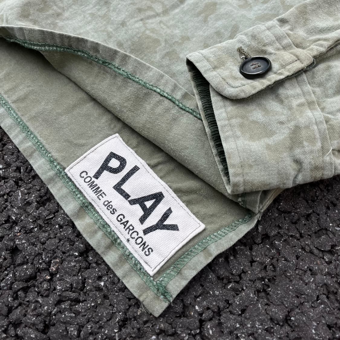 CDG PLAY Corduroy Collar Work Shirt 상품이미지5