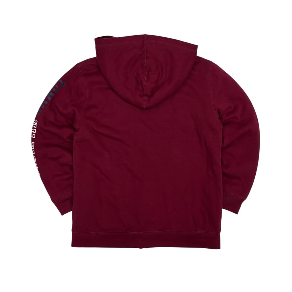 타미힐피거 사이드로고 버건디 후드집업 상품이미지5