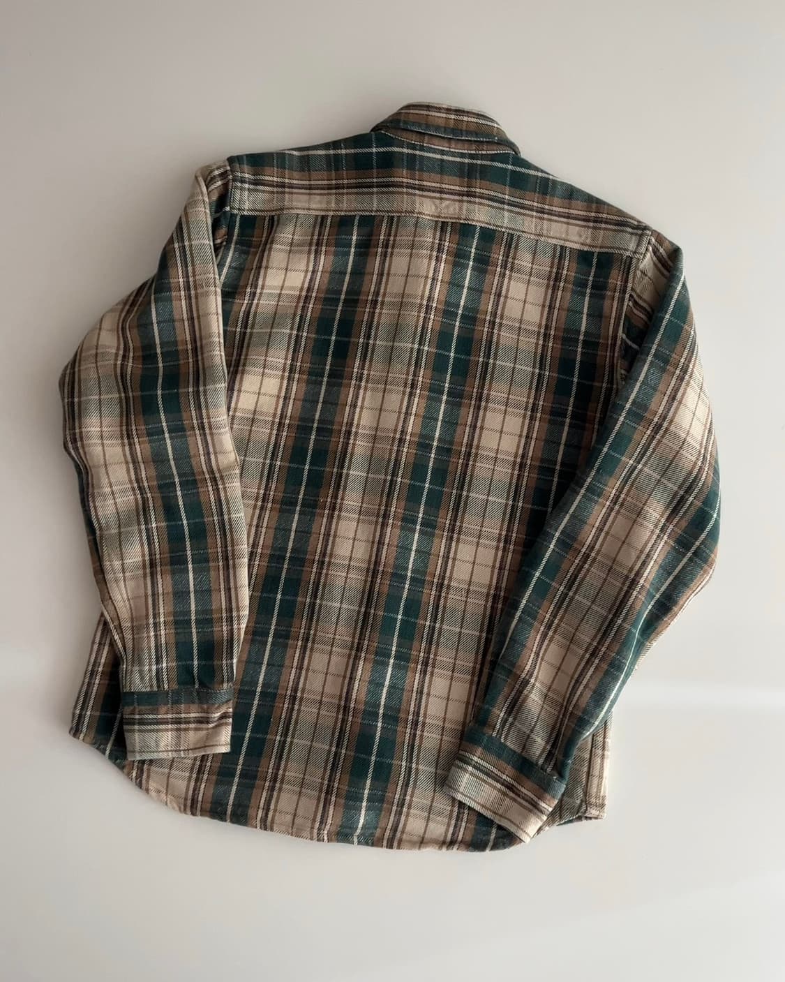 노스페이스 퍼플라벨 투포켓 체크셔츠 M 상품이미지2