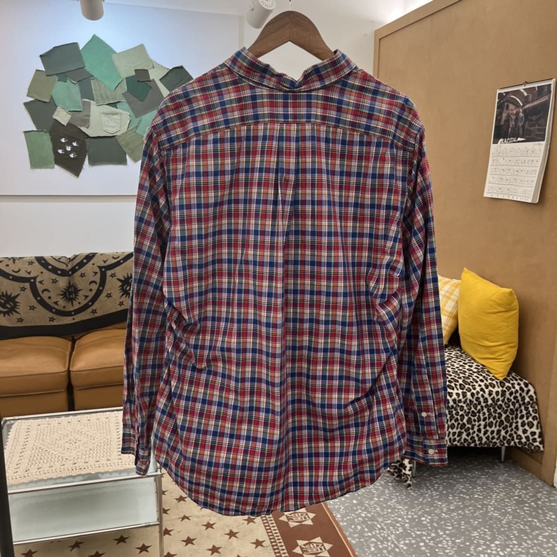 폴로 랄프로렌 빈티지 컨트리 레트로 체크 셔츠 L C09998 상품이미지4