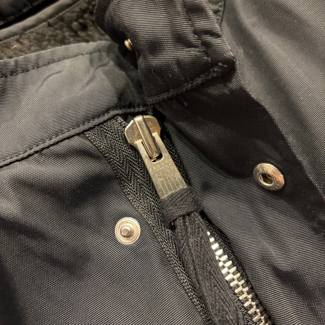 [XL] 15s 산드로 파리 여우털 내피 블랙 야상 자켓 C827 상품이미지4