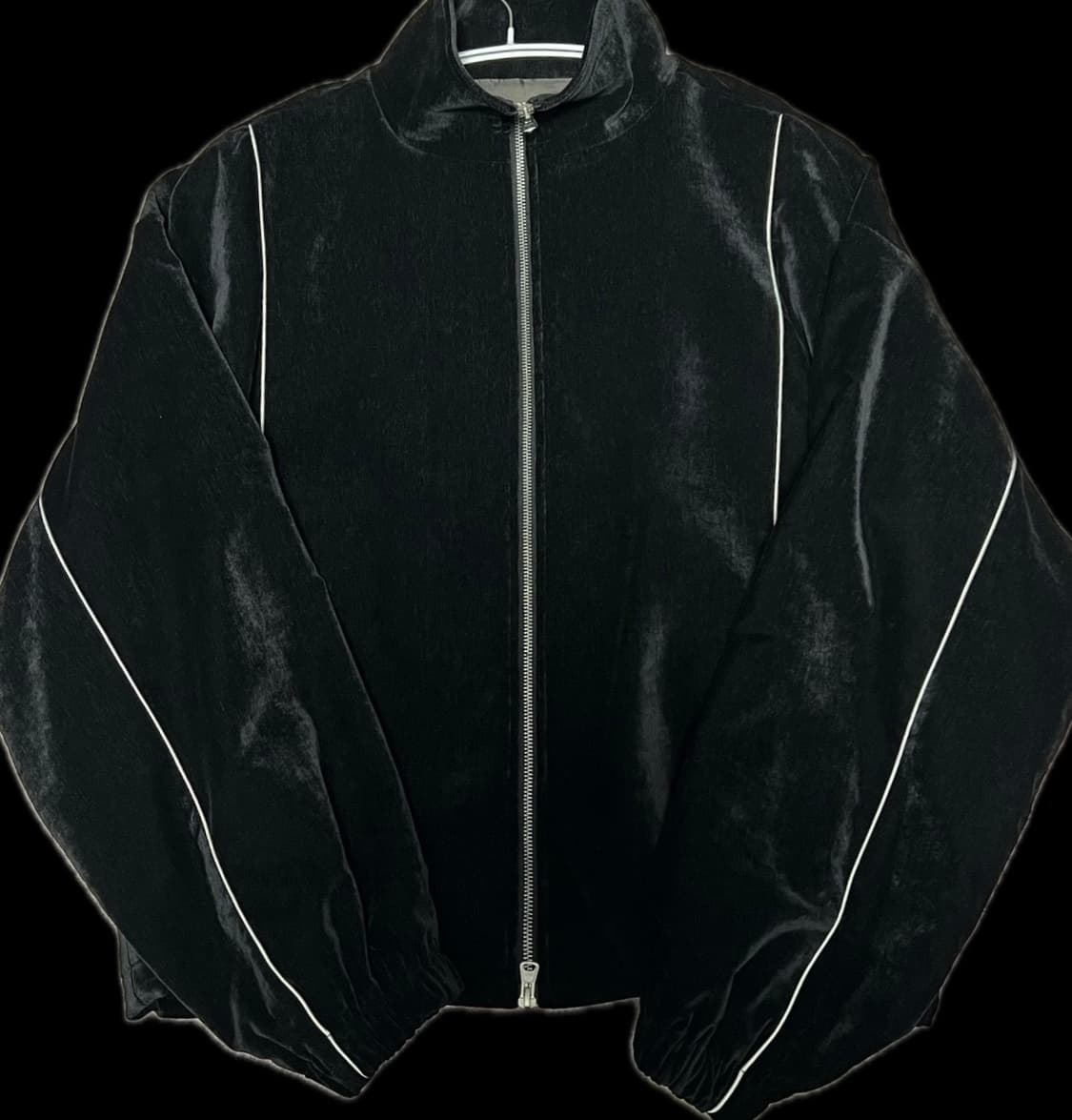 [새상품] 1) 비긴202 벨벳 집업 블루종 상품이미지4