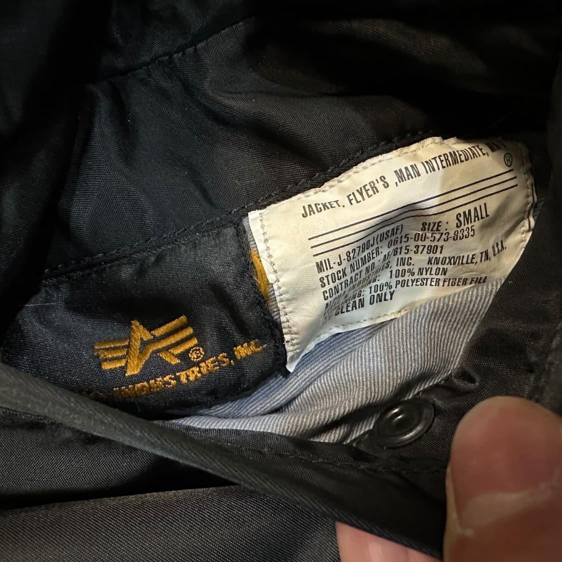 알파인더스트리 항공점퍼 상품이미지4