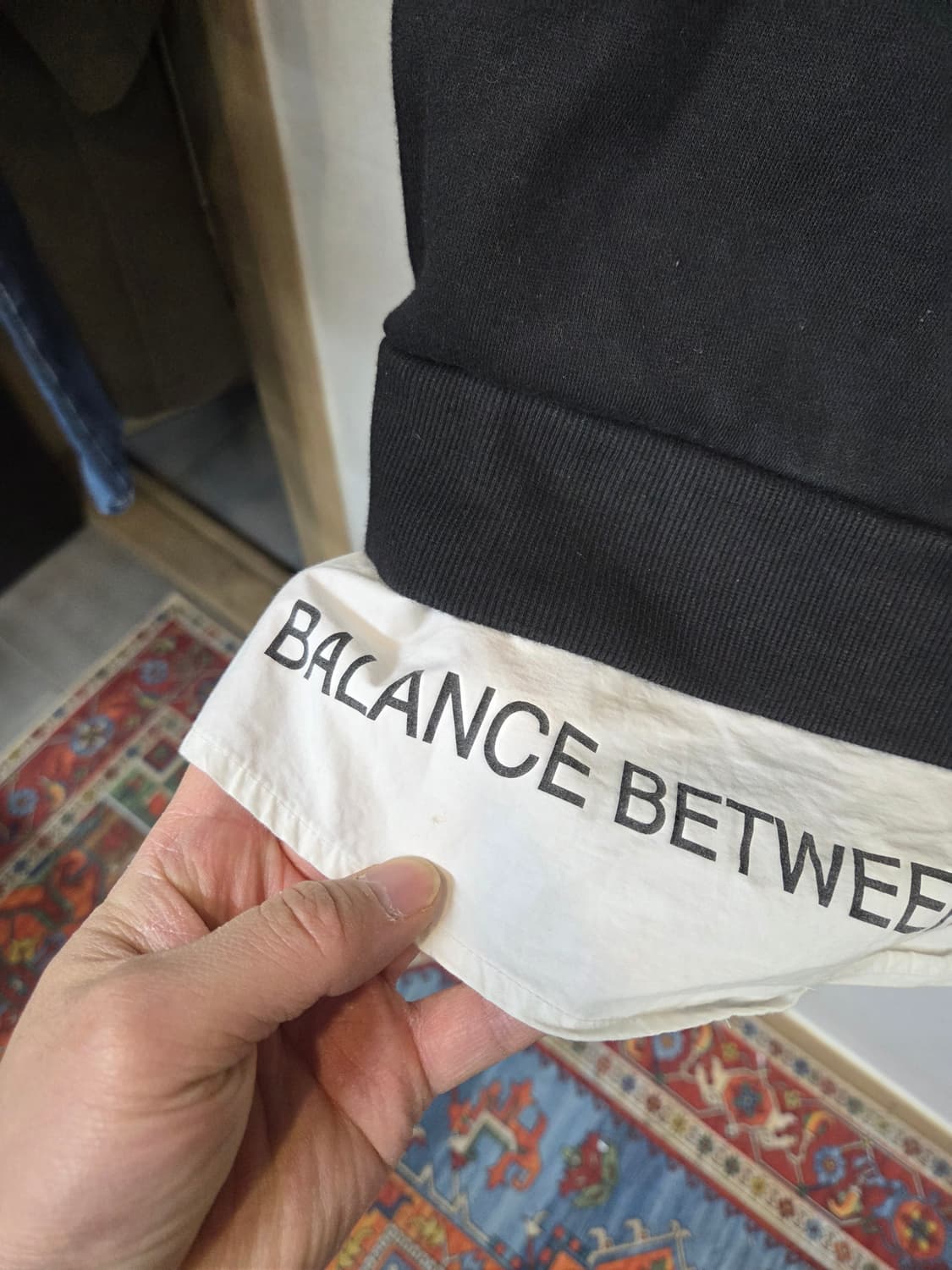 라이프워크 빅라독 레이어드 기모 맨투맨 프리  상품이미지7