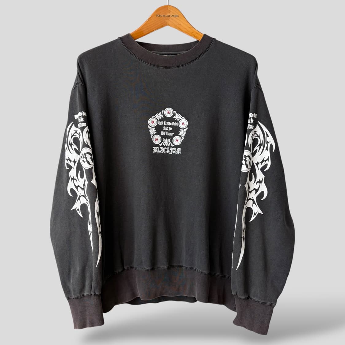 (M)BLACK JAM 블랙잼 y2k 스웨트셔츠 맨투맨 LP 상품이미지1