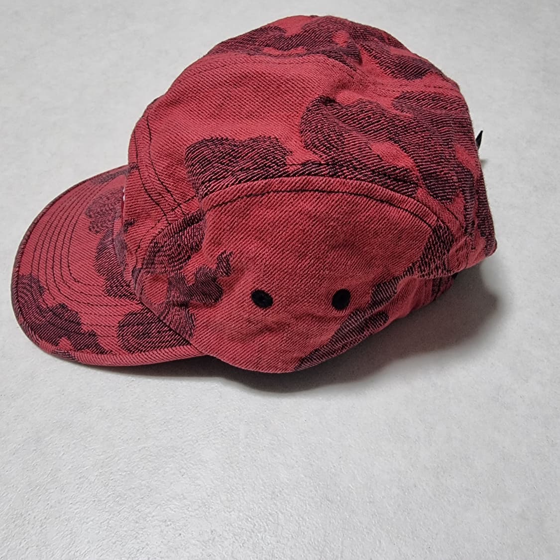 슈프림 캠프캡 레드 패턴 상품이미지4