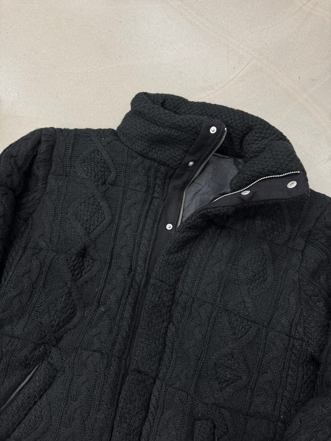 빈티지 니트 패딩 L 상품이미지3