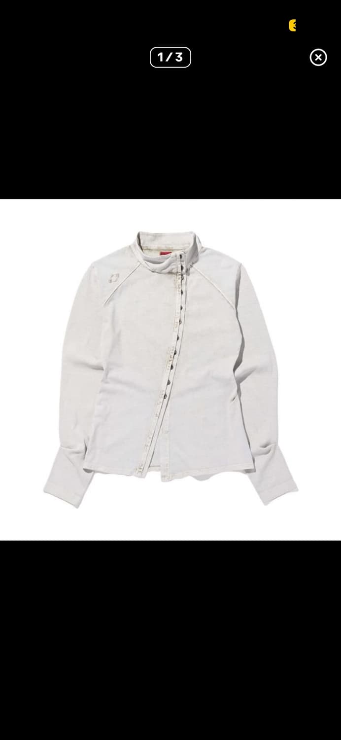 미스치프 워시드 저지 셔츠 라이트 베이지 상품이미지1