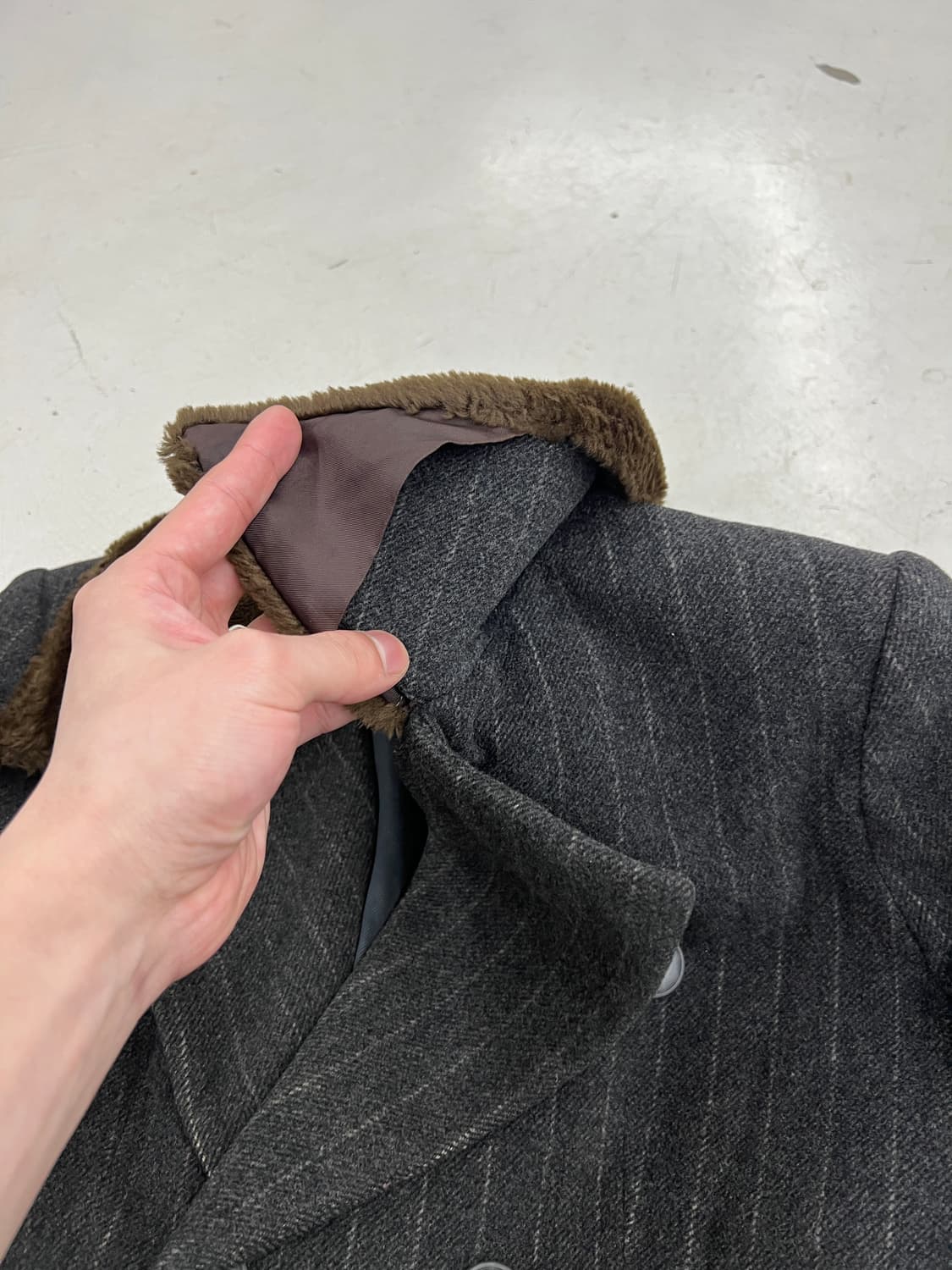 막스마라 퍼카라 울 스트라이프 자켓 상품이미지4