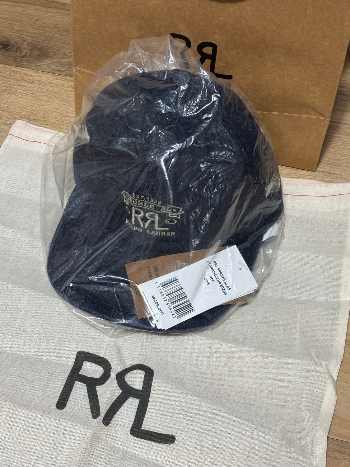 RRL 렌치로고 데님 볼캡 상품이미지1