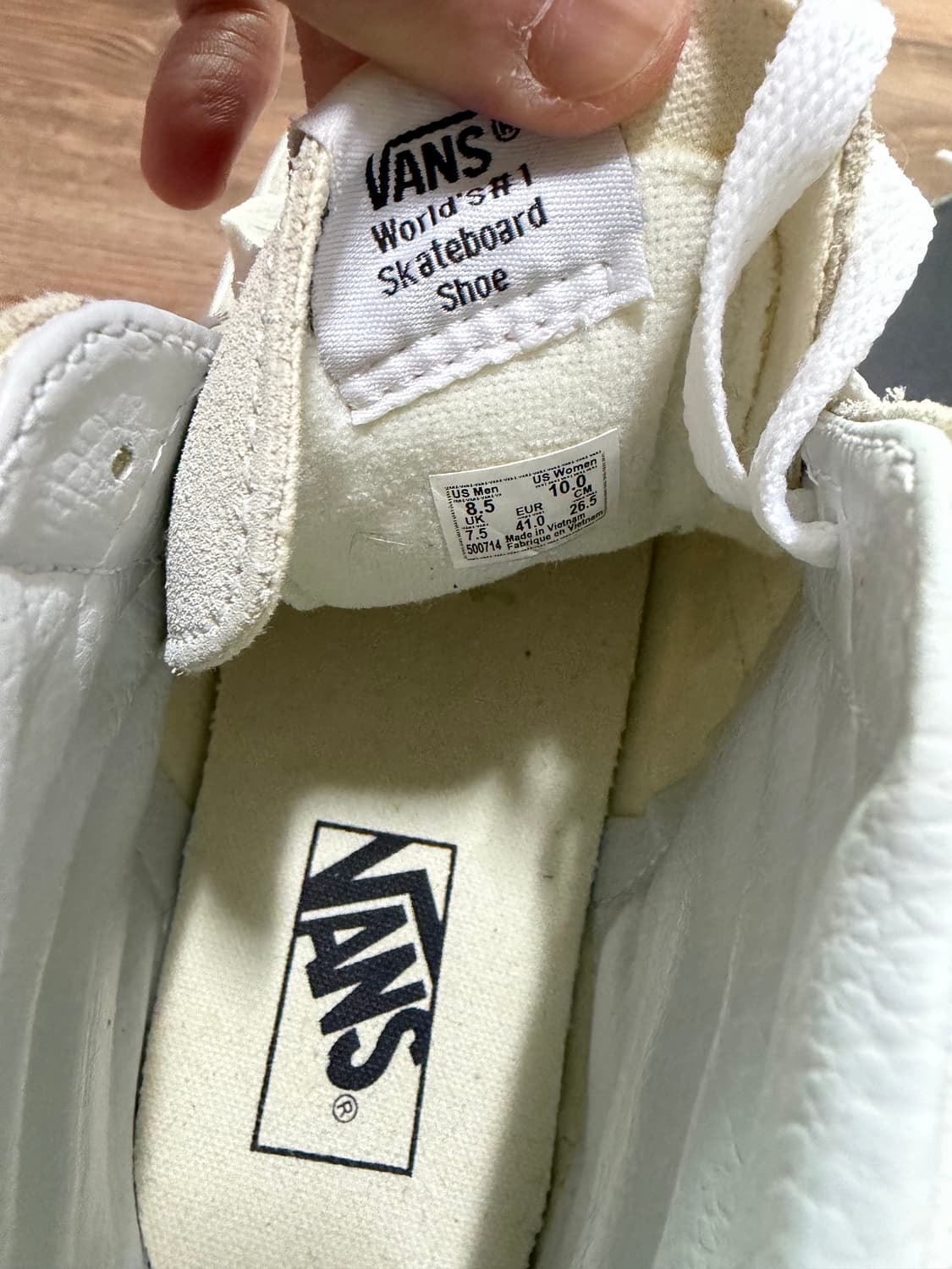 반스 스니커즈 체커 플레임 스케이트-하이 265 사이즈 상품이미지7