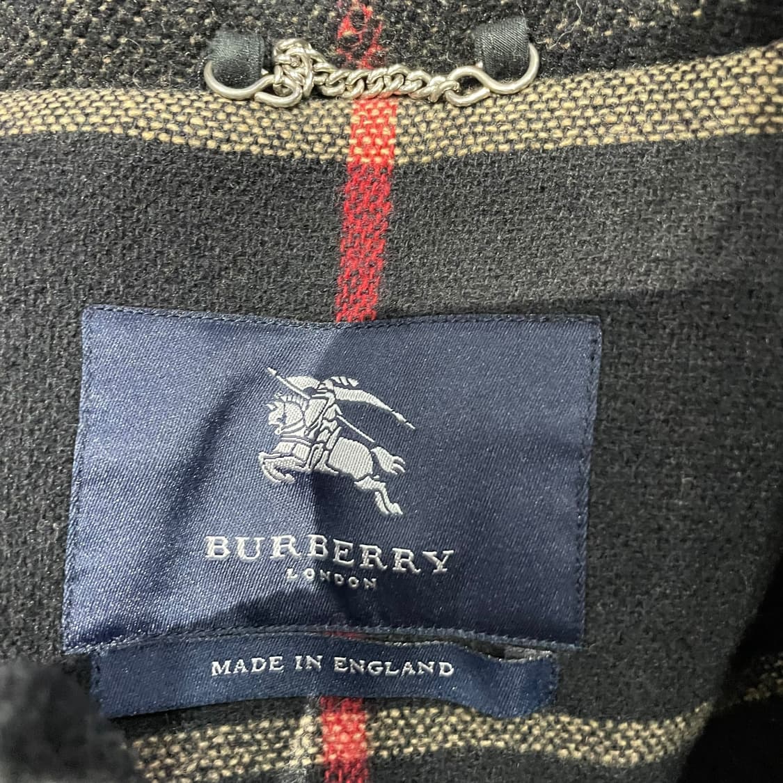 버버리 체크 후드 더플코트 상품이미지9