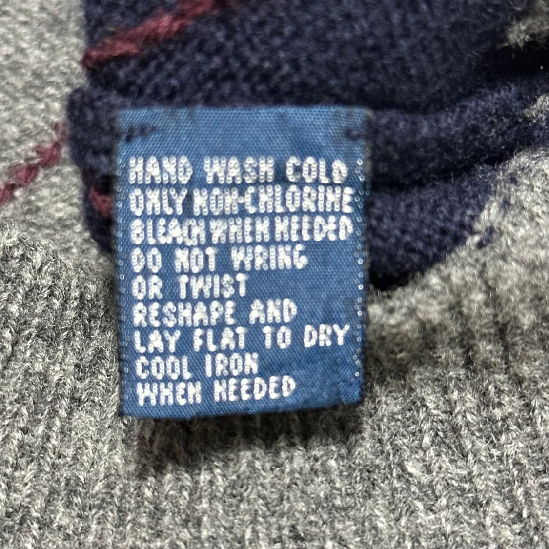 L 폴로랄프로렌 아가일 램스울 니트 상품이미지5